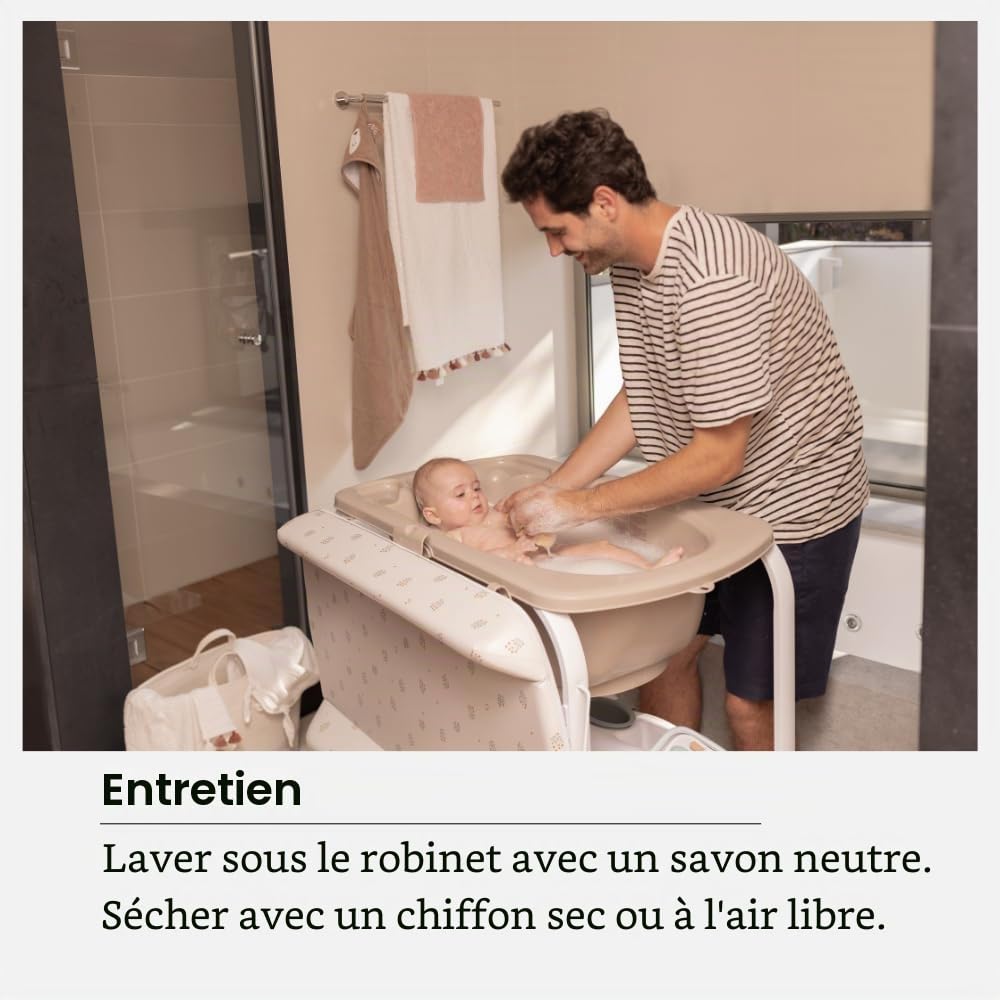 Jané Éponge Naturelle pour Bébé, Lot de 2, Douce et Absorbante, Adaptée dès la Naissance, Hygiène Bébé