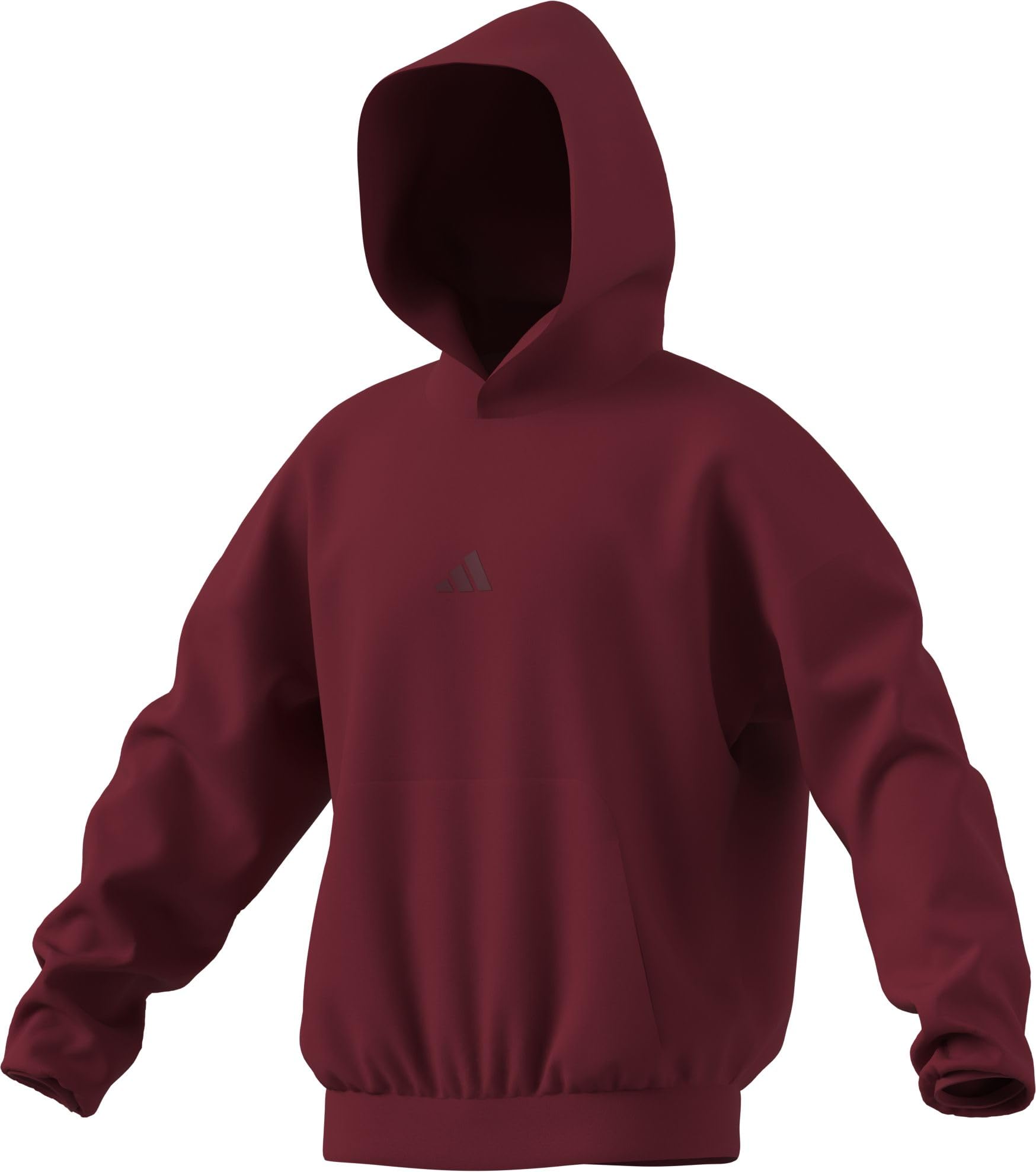 adidas heren FUTURE ICONS SMALL LOGO HOODIE, active maroon, M