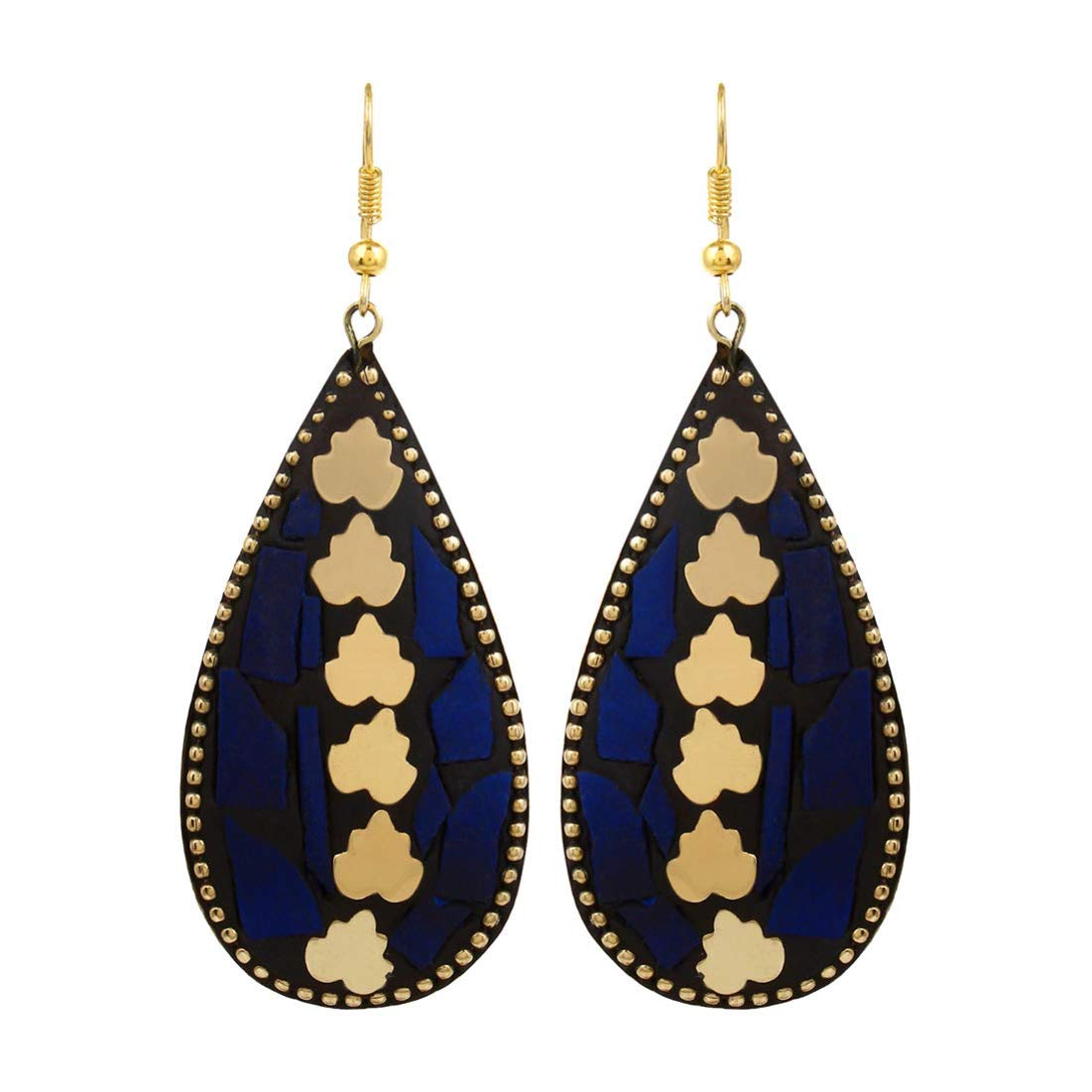 Stylish Afghani Tibetan Combo Earrings