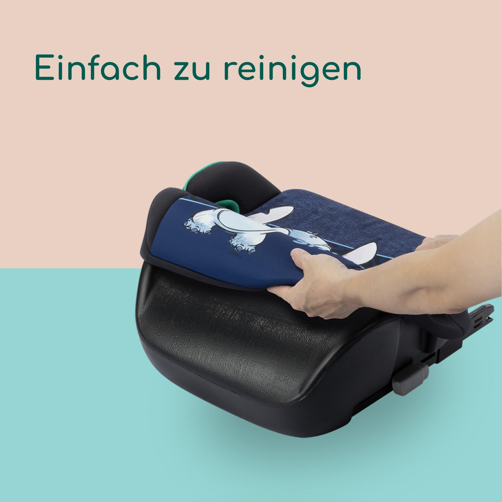 Bebeconfort Disney Manga i-Fix Kindersitzerhöhung ISOFIX, Folgekindersitz Stitch, 22–36 kg, 128–150 cm