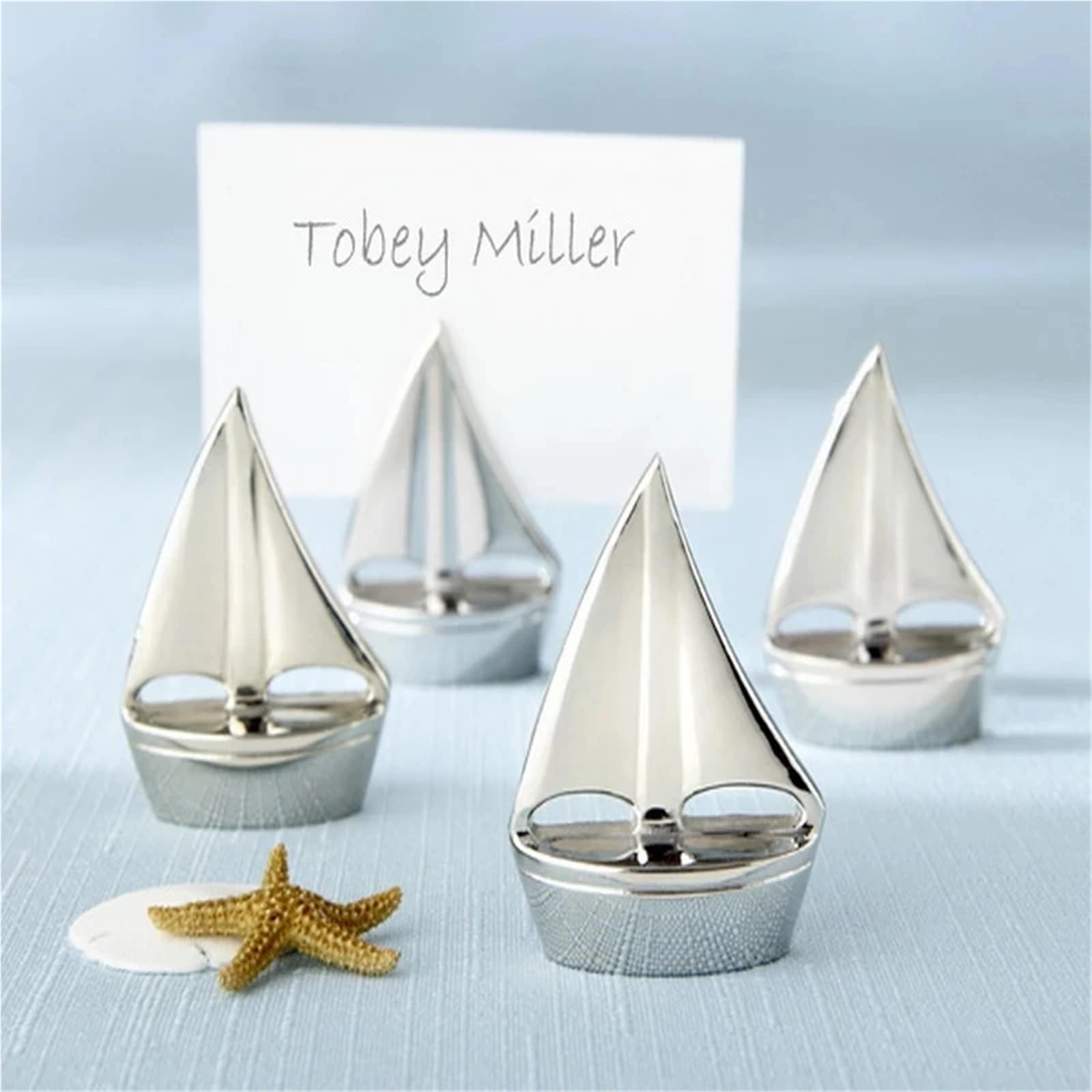 Tischkartenhalter aus Metall, 60 Stück, for Hochzeit, Tischdekoration, Namensfotohalter