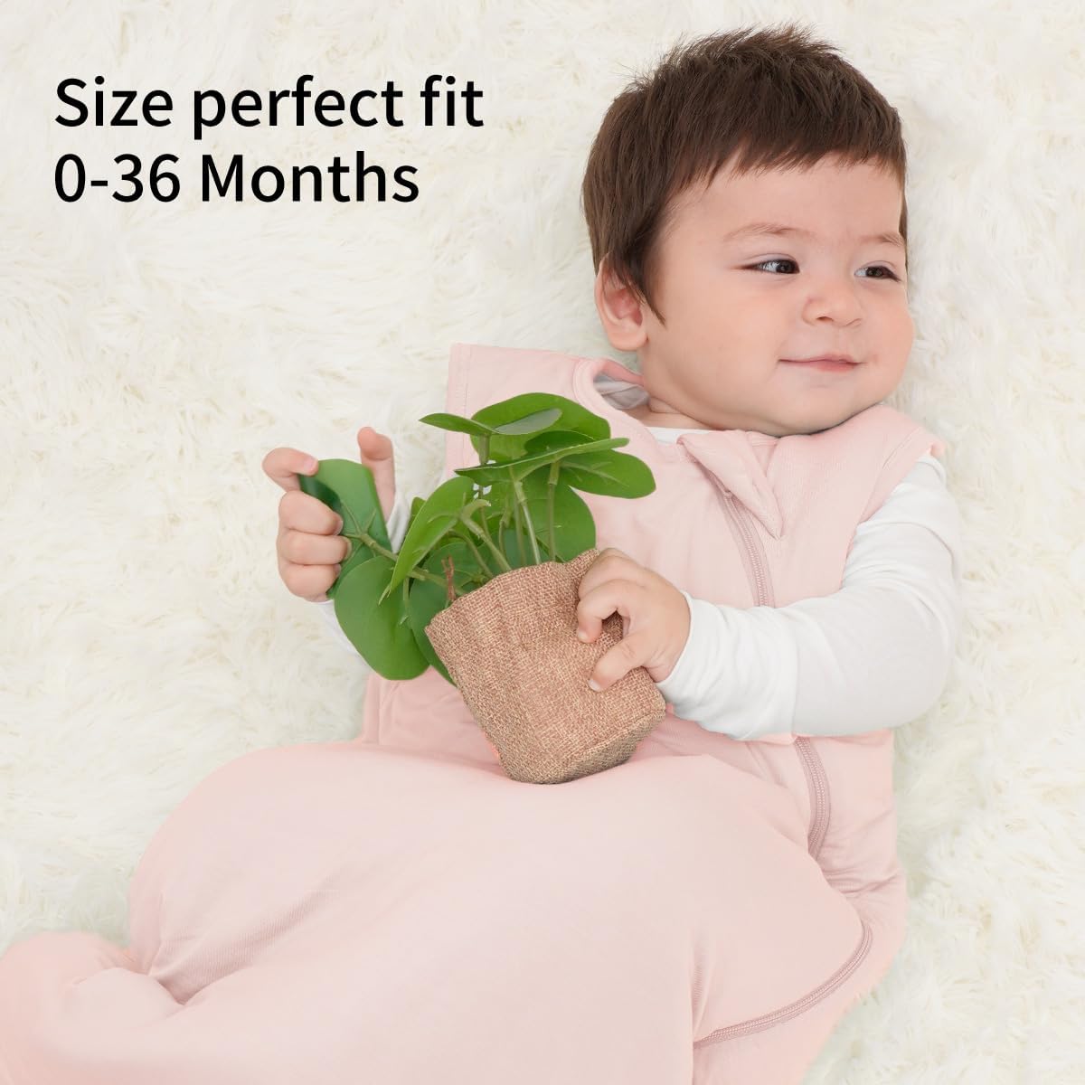 Unisex Rayon Bamboo Baby Sleep Sack TOG 1.0, Toddler Sleeping Sack 0-6 Months, 2-Way Zipper YKK