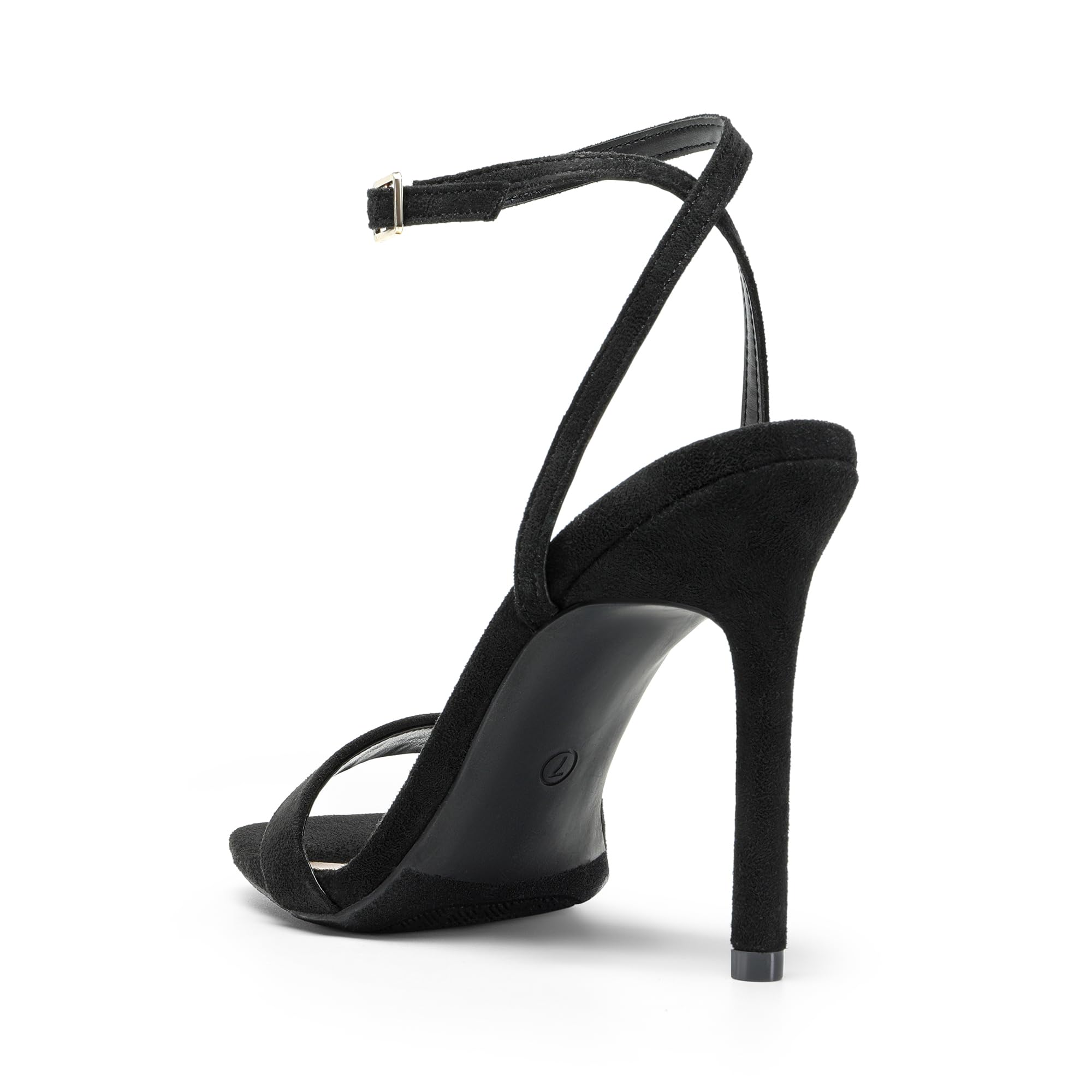 DREAM PAIRS Scarpe da donna con tacco alto aperto punta quadrata cinturino alla caviglia sexy comfort strappy abito scarpe da sposa pompe sandali