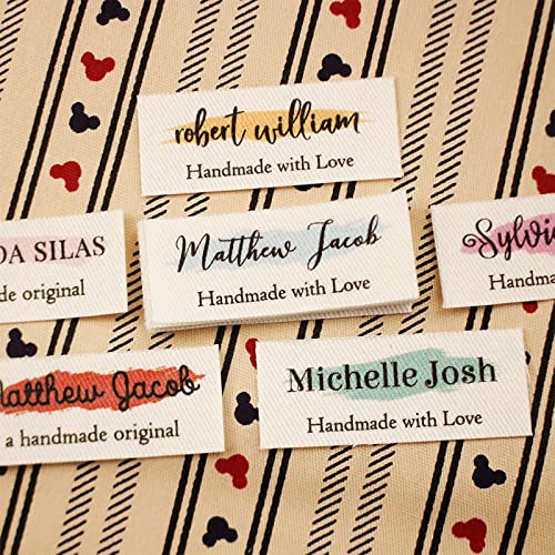 Personalized Iron On Fabric Labels For Clothing, Custom Iron On Name Labels For Clothing, Iron On Name Labels For Clothing (96 Pcs,10 X 40Mm) #TOP11