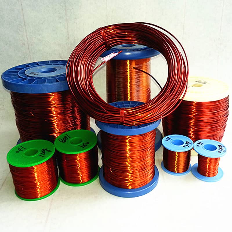 Hochtemperaturbeständiger, sauerstofffreier Kupferlackdraht for elektromagnetische Experimente, 1 kg(D0.6mm)