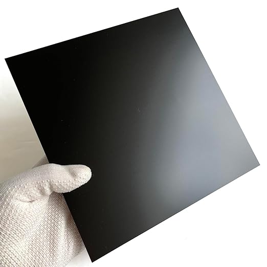 G10 Fiberglass Garolite 3D Printer Build Surface Plate Semi-Flexible Sheet 235mm/9.25"(Black Color),200/220/250/257/310/400mm Available