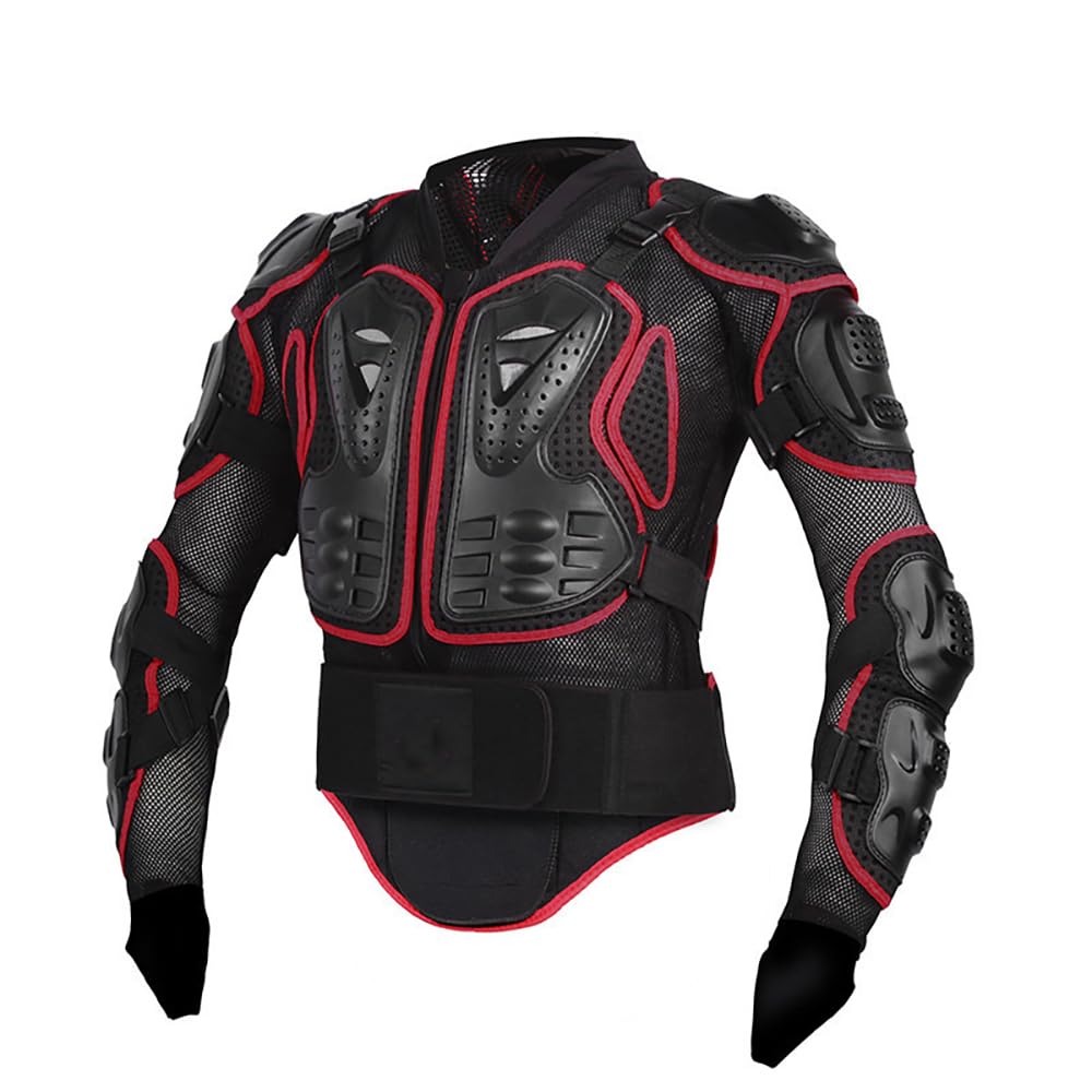 Motorrad Protektorenjacke Motocross Jacke Atmungsaktiv Armour und Atmungsaktiv Brustschutz KörperPanzer für Skatebording Quad Scooter ATV