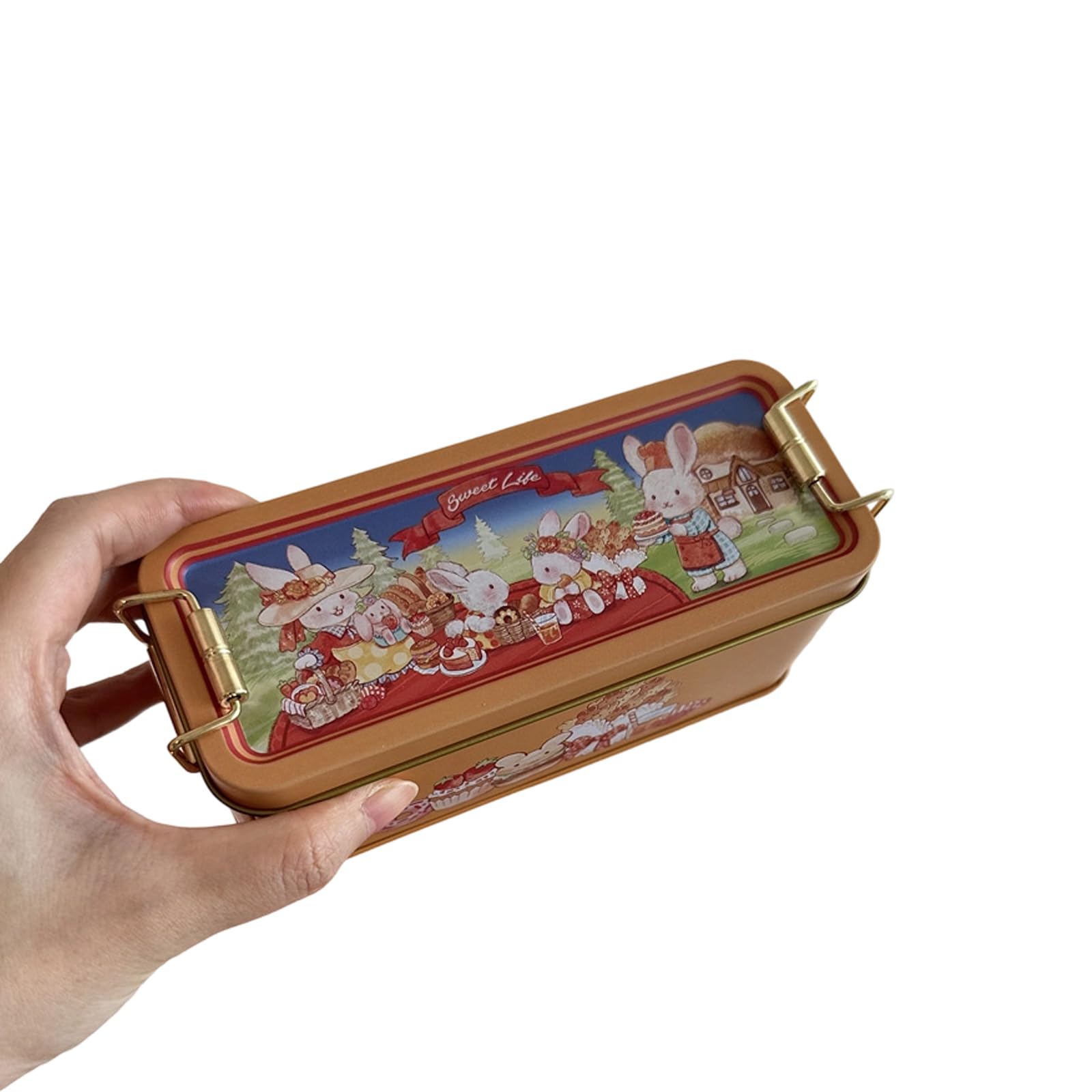 Rustics Metal Wedding Favor Boxes with Lids, Sturdy Storage Tins for Party Event Gifts, Metal Candy Storage Boxes