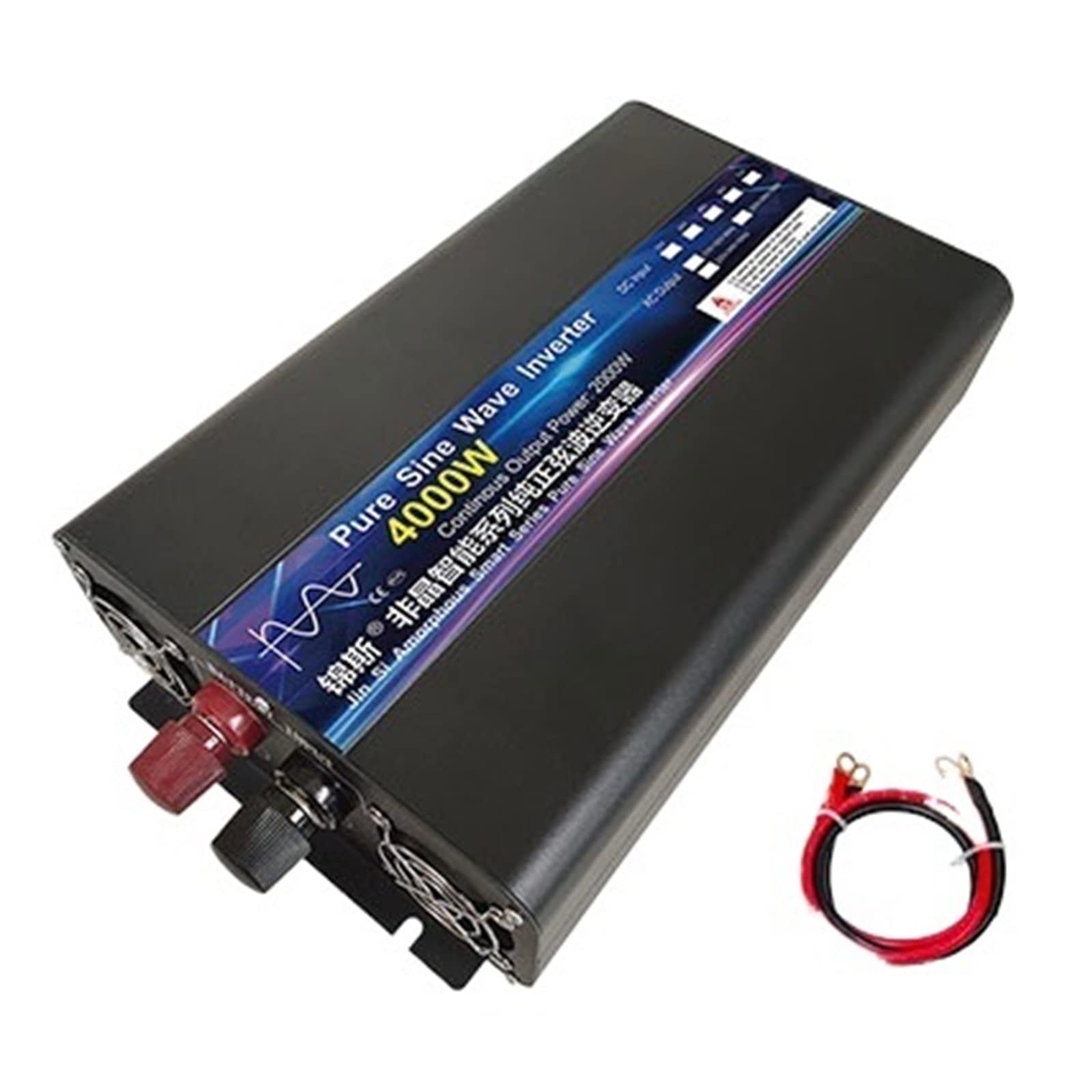 Onduleur voiture solaire 4000W transformateur de batterie 24V vers 220V pour camping-car