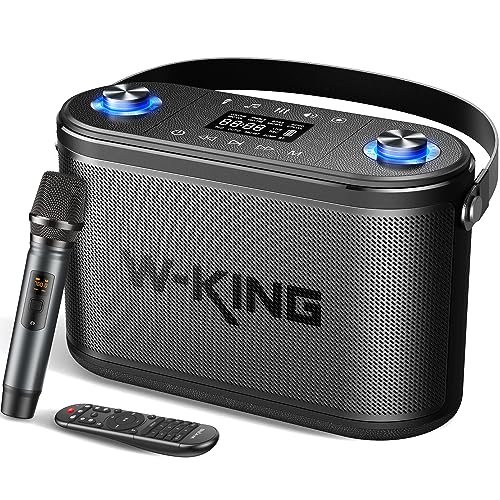 W-KING 240W Peak Bluetooth Speakers Loud Huge Bass, 2.1ch 3-Way/Adjustable Bass Treble/Guitar Port/UHF Microphone/Accompaniment/REC/Live/HP Monitor, Large Portable Outdoor Wireless Speaker