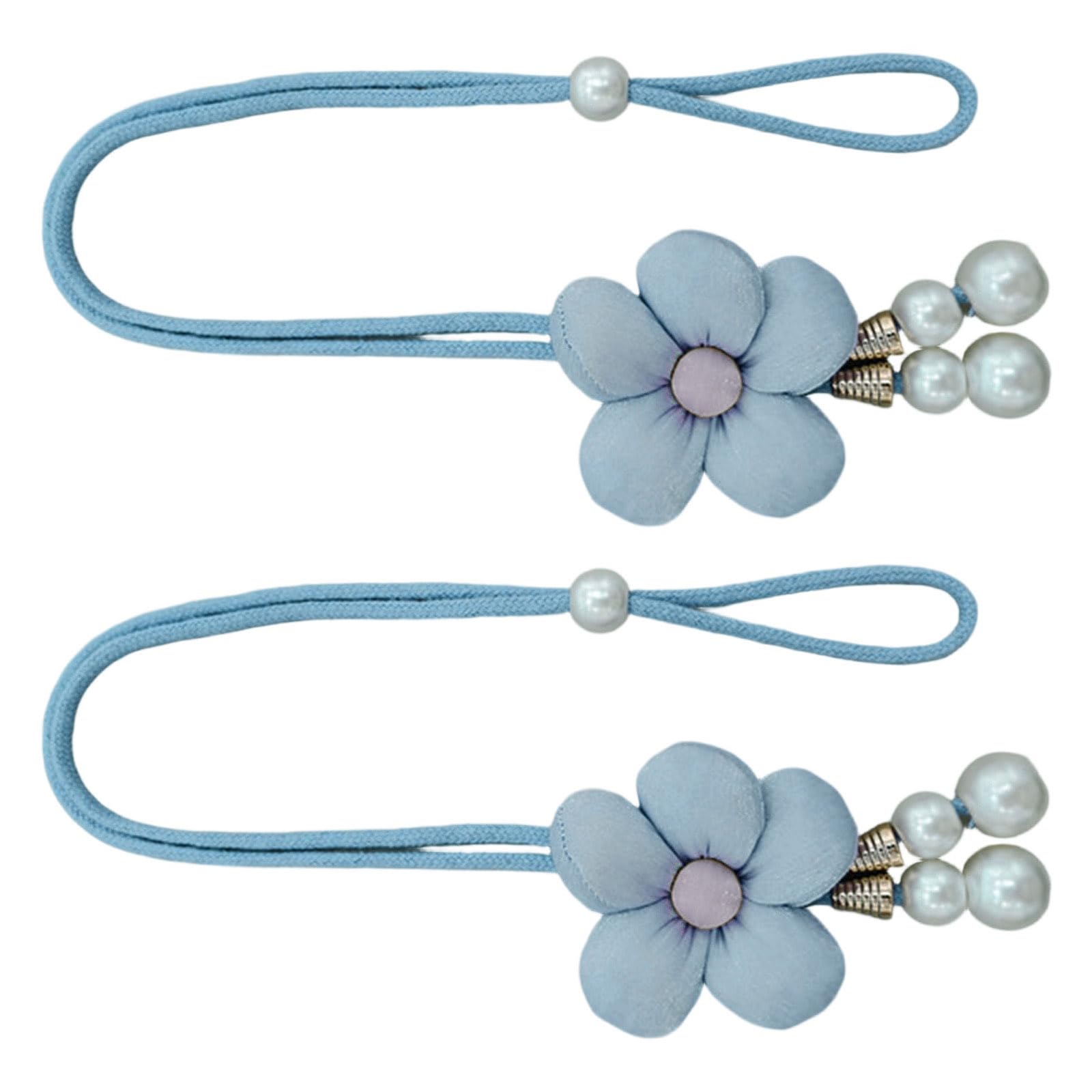 Xjdzineq Curtain Tiebacks Decorative Holdbacks Retro Flower Curtains Buckles Rope Drapery Holdbacks Home Decors Tieback