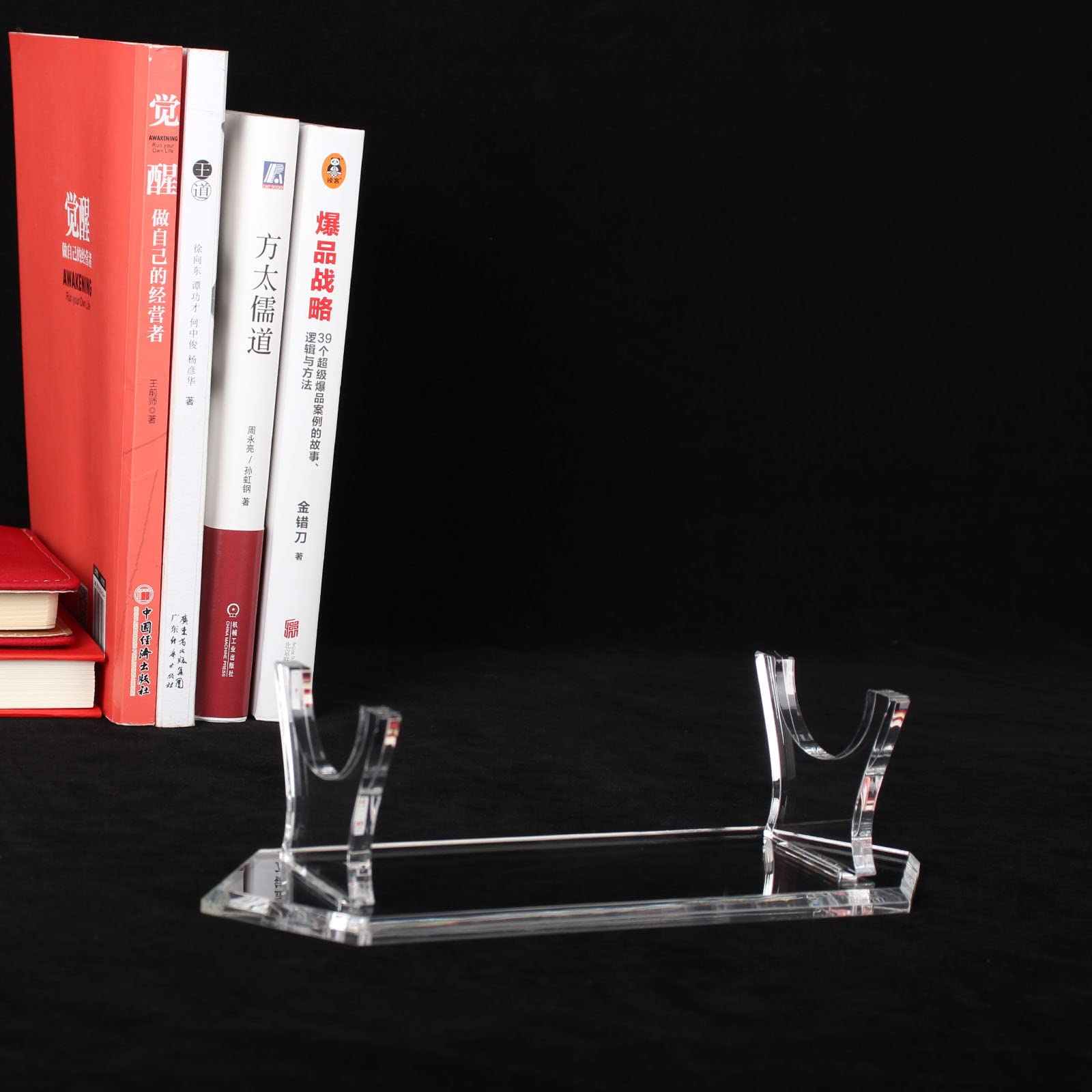WANLIAN Lightsaber Stand Sword Stand Desktop Acrylic Lightsaber Stand Sword Stand Fixed Stand Decorative Sword Stand Display Stand (Transparent - View #4