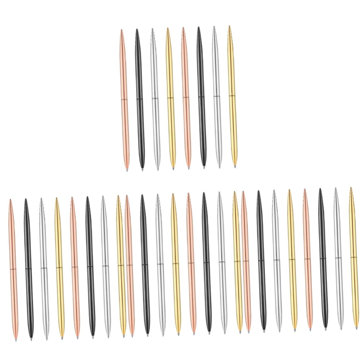 Lurrose Lot De 4 Stylos À Bille De Noël Multifonctions À Écriture Fluide Pour Étudiants Avec Poignée Ergonomique 8 Pièces X 4