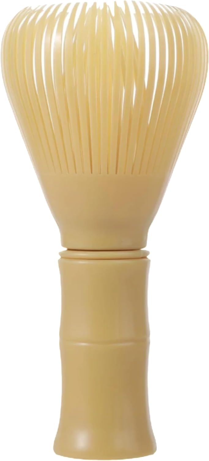 1 Pc Golden Durable and Sustainable Matcha Chasen Whisk Handcrafted Stirrer Plastic Reusable Powder Whisk Mixing Tools Kit Accessory for Milk Tea Eggs Home