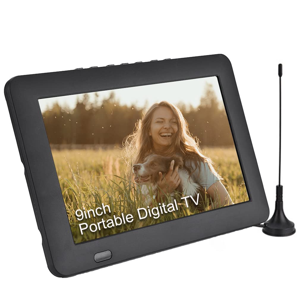 Vbestlife Digital TV, 16:9 Portable TFT-LED HD Digital Analog Color TV Television Player UK Plug(9 inch)