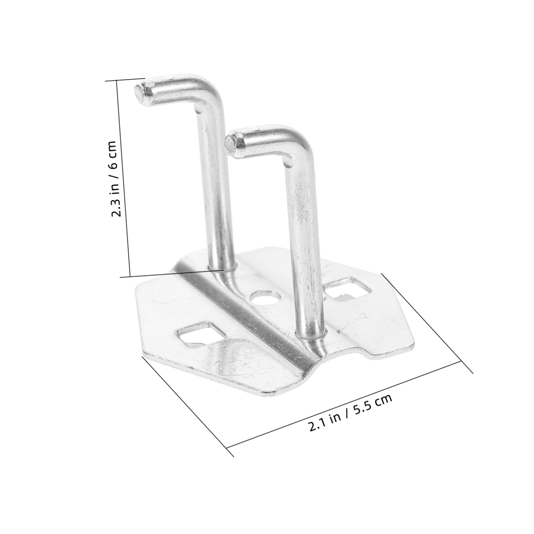 HEALLILY Pegboard Tool Hooks 6pcs Sturdy Hooks Garage Storage Easy to Clean for Home Garage Organization