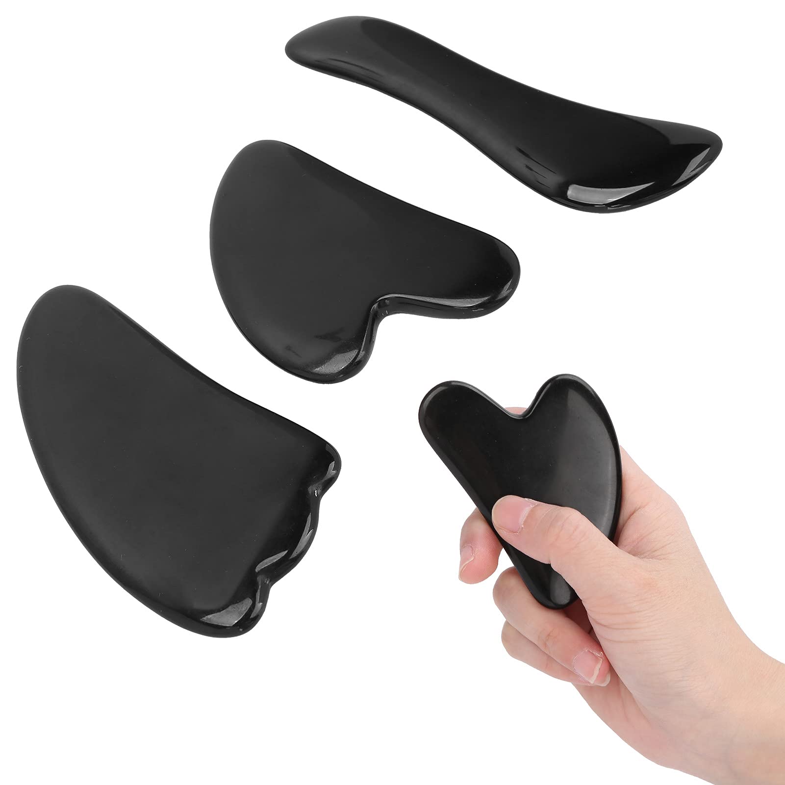Buy Guasha Board, Obsidian Face Massage Gua Sha Tool Gua Sha Board for