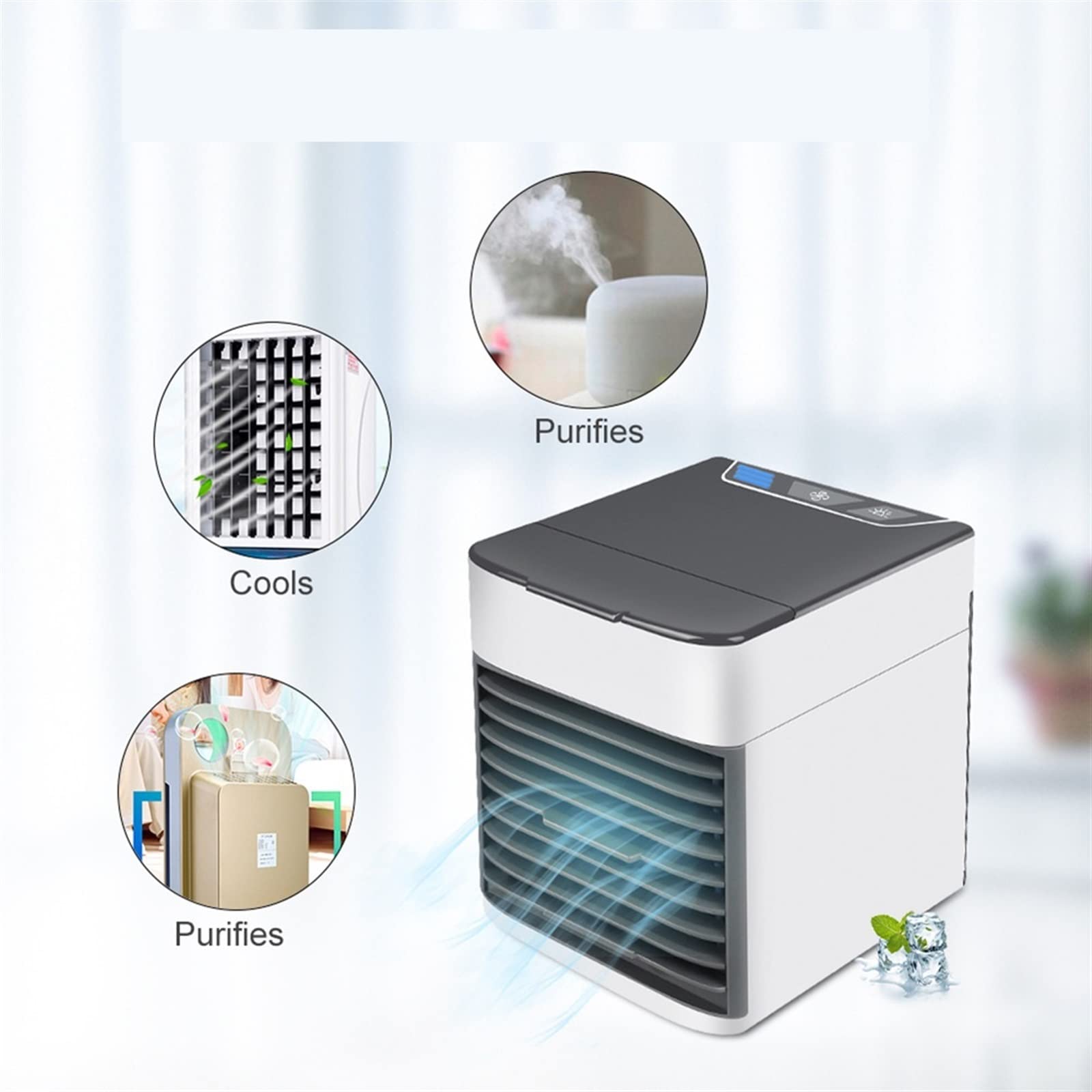 Przenośny klimatyzator Mini klimatyzator Wentylator chłodnicy Przenośny