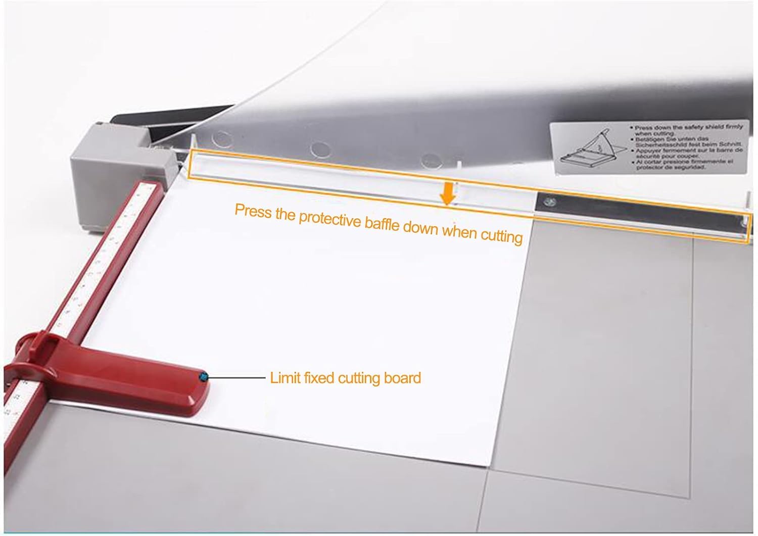 Cúter A4 - Guillotina de precisión con Palanca para Papel, Fotos, cartón, etc. - Bench Tools
