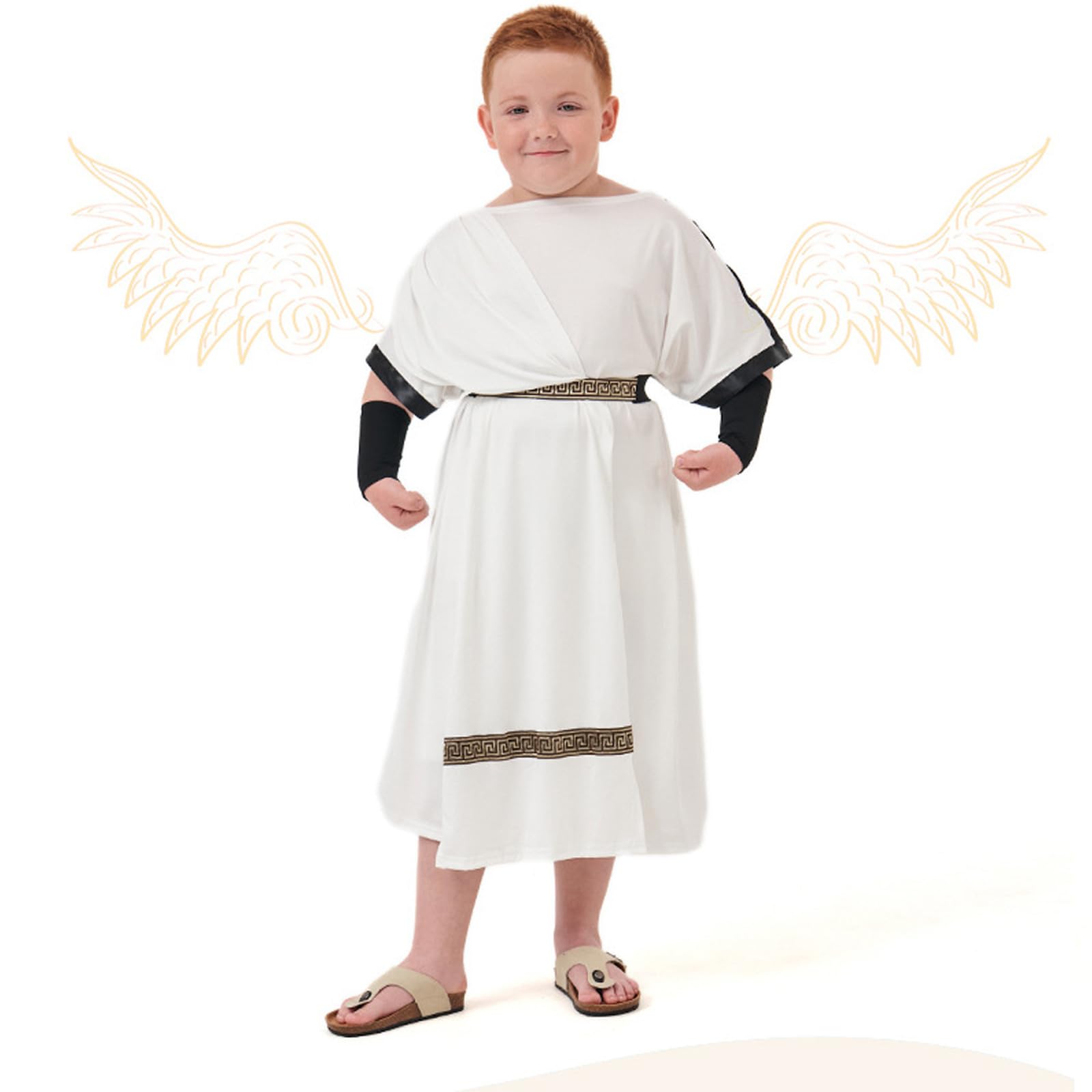 Generisch Kinder Halloween Toga Robe Antike Griechische Römische Cosplay Kostüm,Weicher Stoff · klassische Wickelform · ideal für Rollenspiel & Kostümparty · Einheitsgröße für Kinder