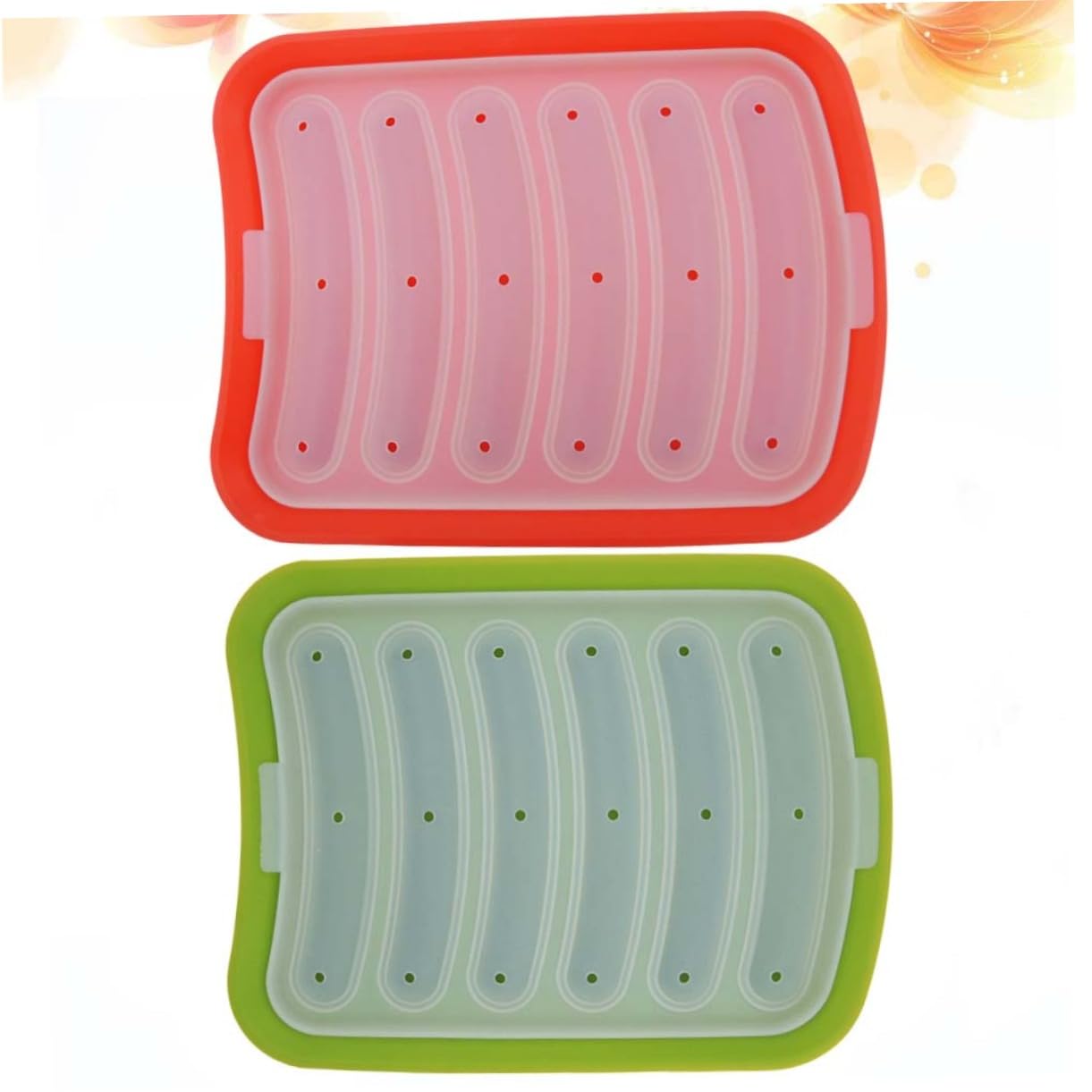 PRETYZOOM Diy Silicone Sausage Set of 6 Creative Sausage for Homemade Sausages Easy to Use Random