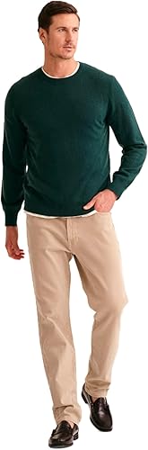 NAADAM The Original Cashmere Crewneck Sweater Suéter pulóver, Pino, Large para H