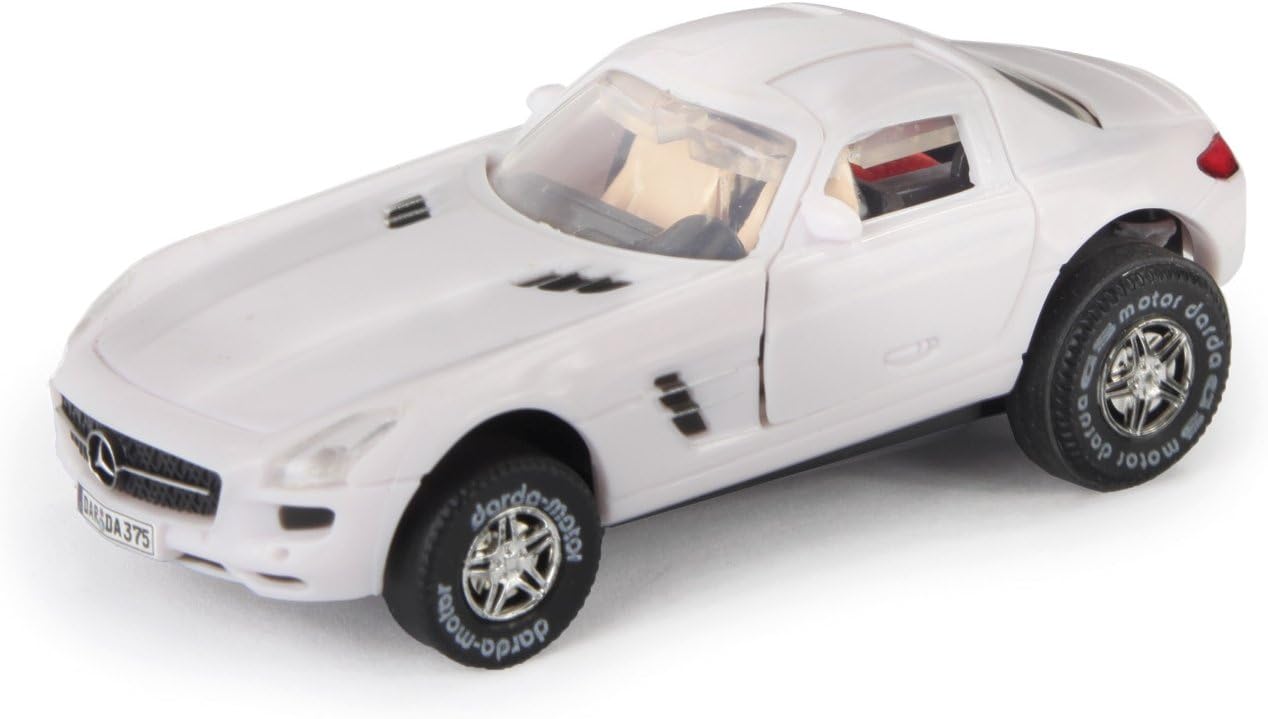 Darda 50375 Formula Racing toy Car,Mercedes Benz SLS AMG mystic white