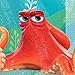 Finding Dory Party Supplies Pack for 16 Guests Includes: Straws, Dessert Plates, Beverage Napkins, Cups, and Table Cover