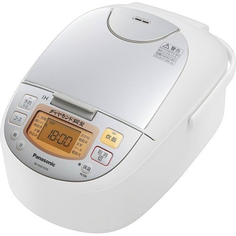 Panasonic - 炊飯器（5.5合）Panasonic SR-HVD1070-W シルバーホワイト Amazon | SR-HVD1070-W シルバーホワイト | パナソニック