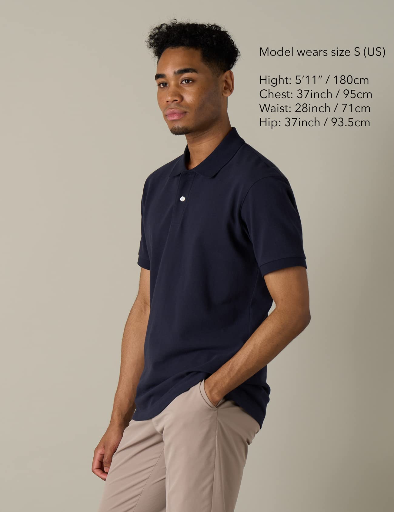 LAPASA Polo da Uomo 100% Cotone piqué Manica Corta vestibilità Classica Primavera/Estate