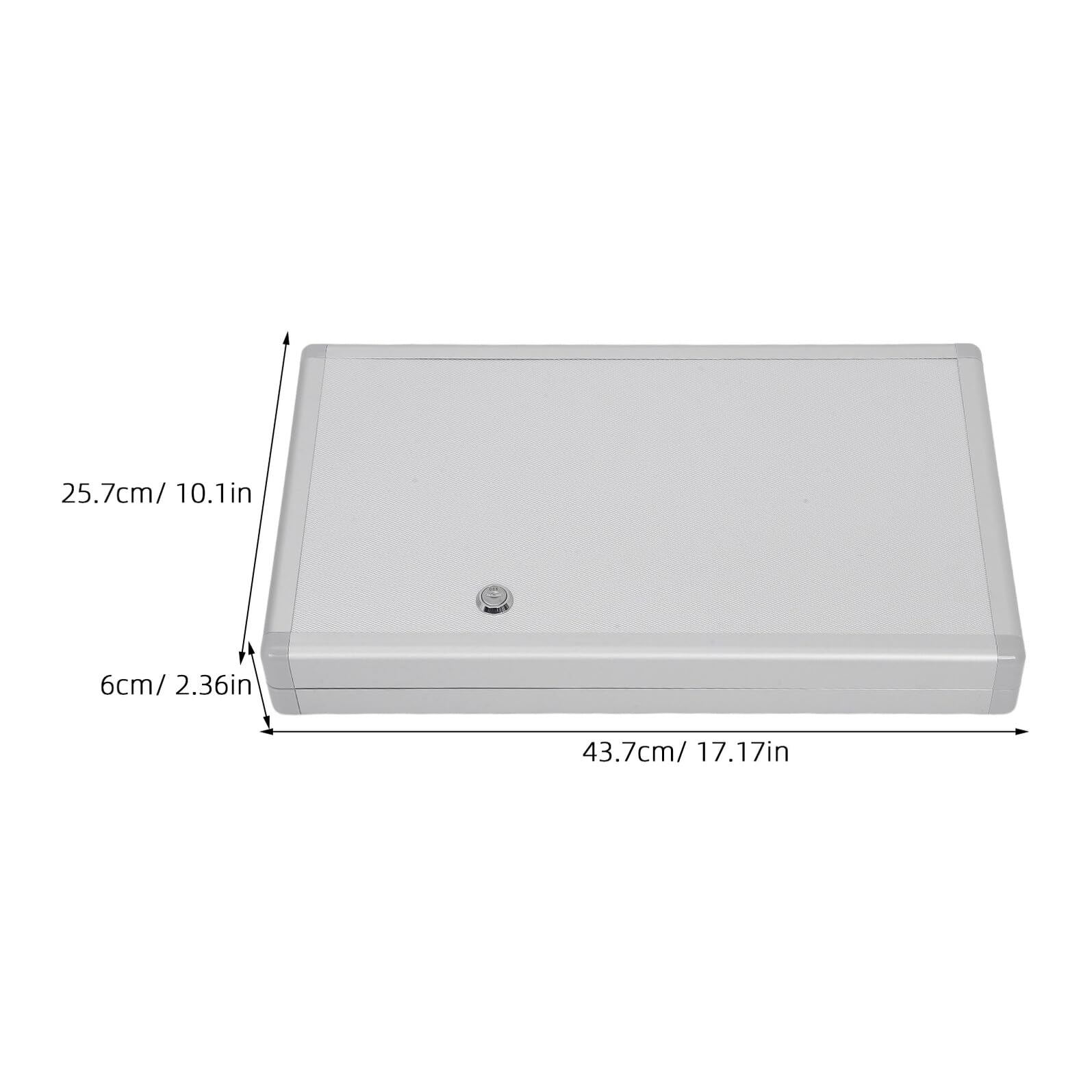 Homoyoyo Armoire à Clés Murale Verrouillable pour 48 Clés, Argenté