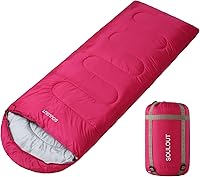 Vista 15 de 3-4 Season Sleeping Bag for Adults & Kids, Lightweight Warm Cold Weather Camping Bag with Waterproof Compression Sack – Portable for Hiking