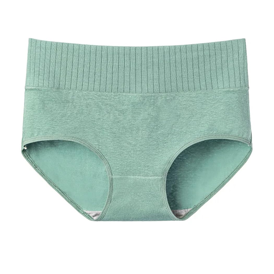 Mutandine da donna 3 pezzi biancheria intima in cotone tinta unita slip a vita alta traspirante senza cuciture mutande morbide