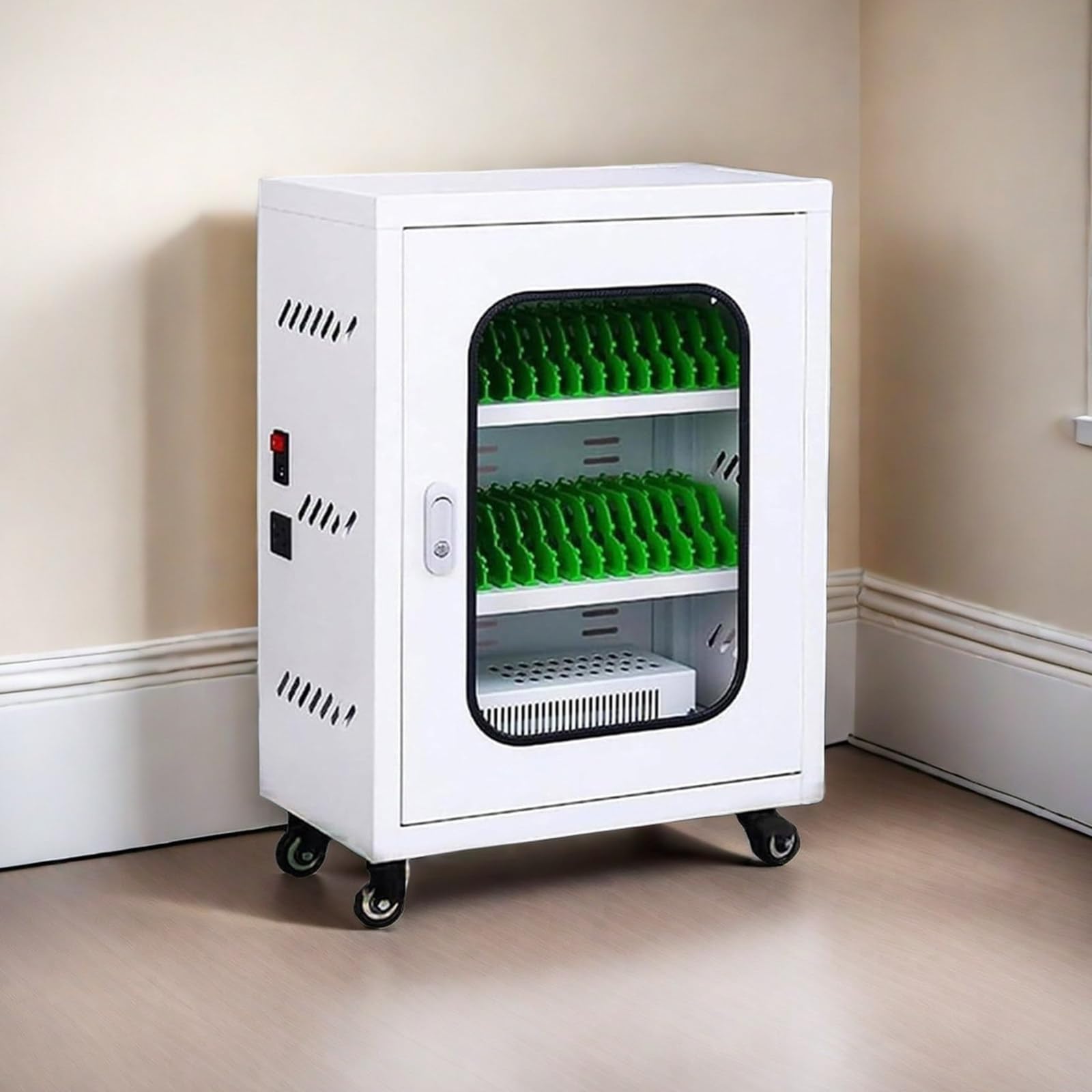 Lakenbroade 30 Charging Cart - /40/50 Bay Mobile Storage For Multiple Devices | Not Compatible With Ipad | & Classroom Storage Cart - Efficient And Organized Charging Solution,