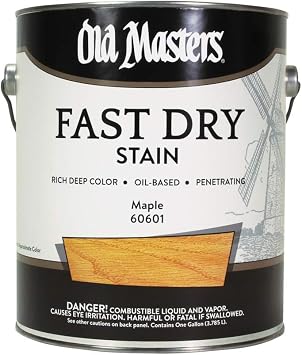 1 gal Old Masters 60601 Maple Fast Dry Stain Interior Oil-Based Wood Stain