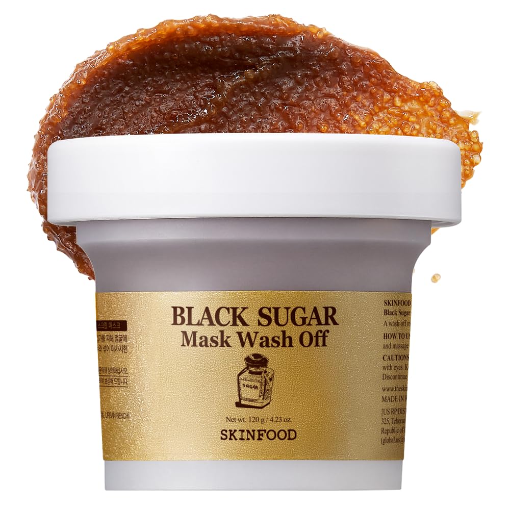 Skin Hood Black Sugar Mask Wash (Rinse Pack) 3.5 oz (100 g)