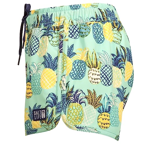 Salt Life Girls' Pineapple Paradise Youth Classic Fit Volley Shorts3