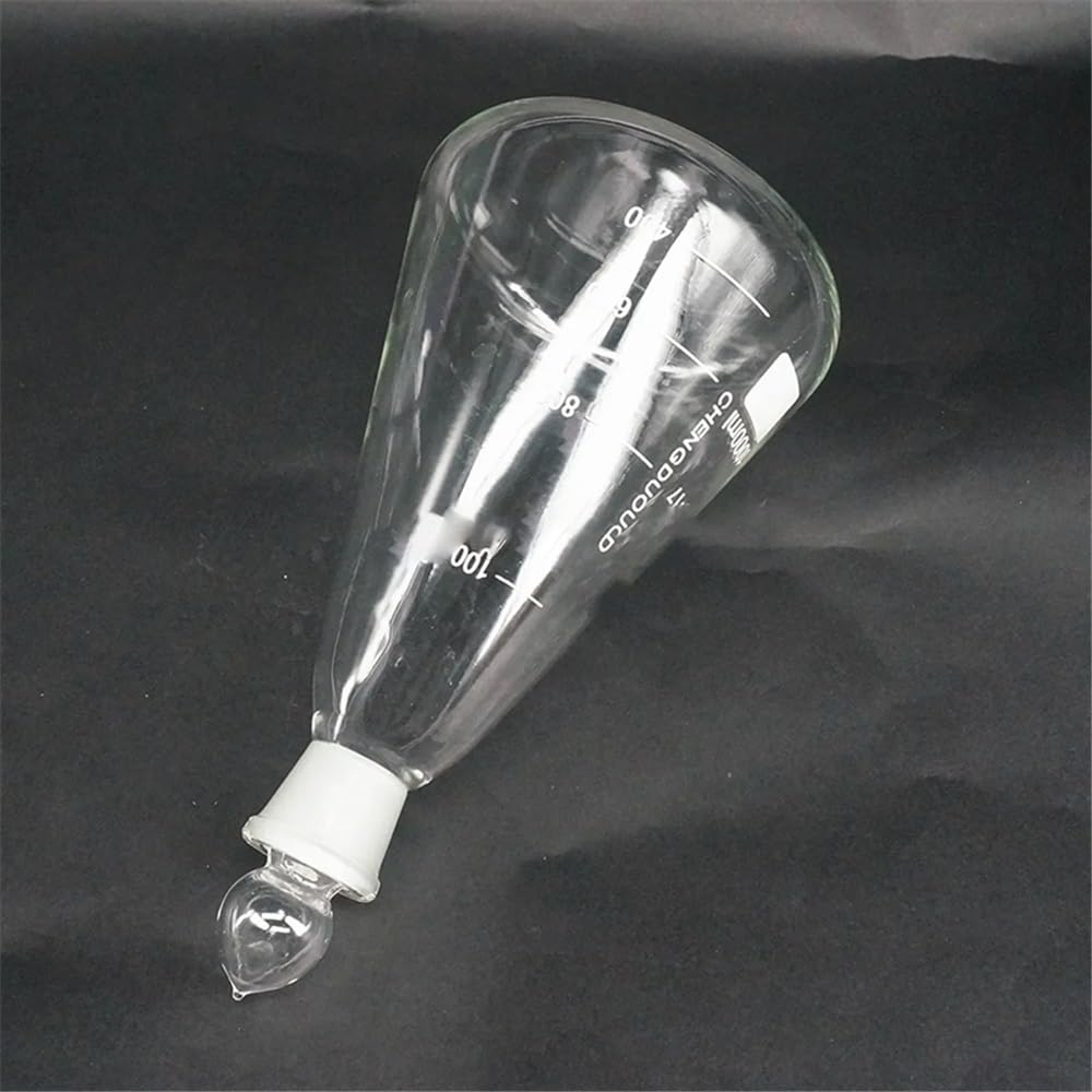 Beuta di Erlenmeyer in vetro borosilicato da 1000 ml con tappo for laboratorio Attrezzature da laboratorio