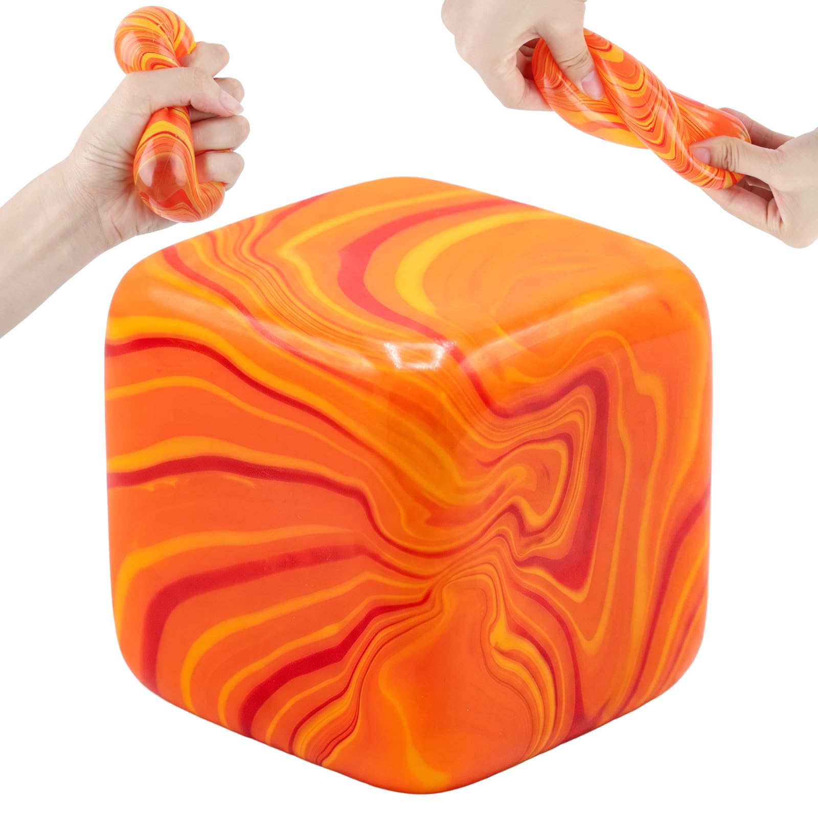 5cm Cube Squishy- Soft Stress Relief Toys For Kids Adults, Cube Squeeze Fidget Toy Sensory Anxiety Stress Relief For Home School Office, Office Desk Decor, Calming Sensory Gift