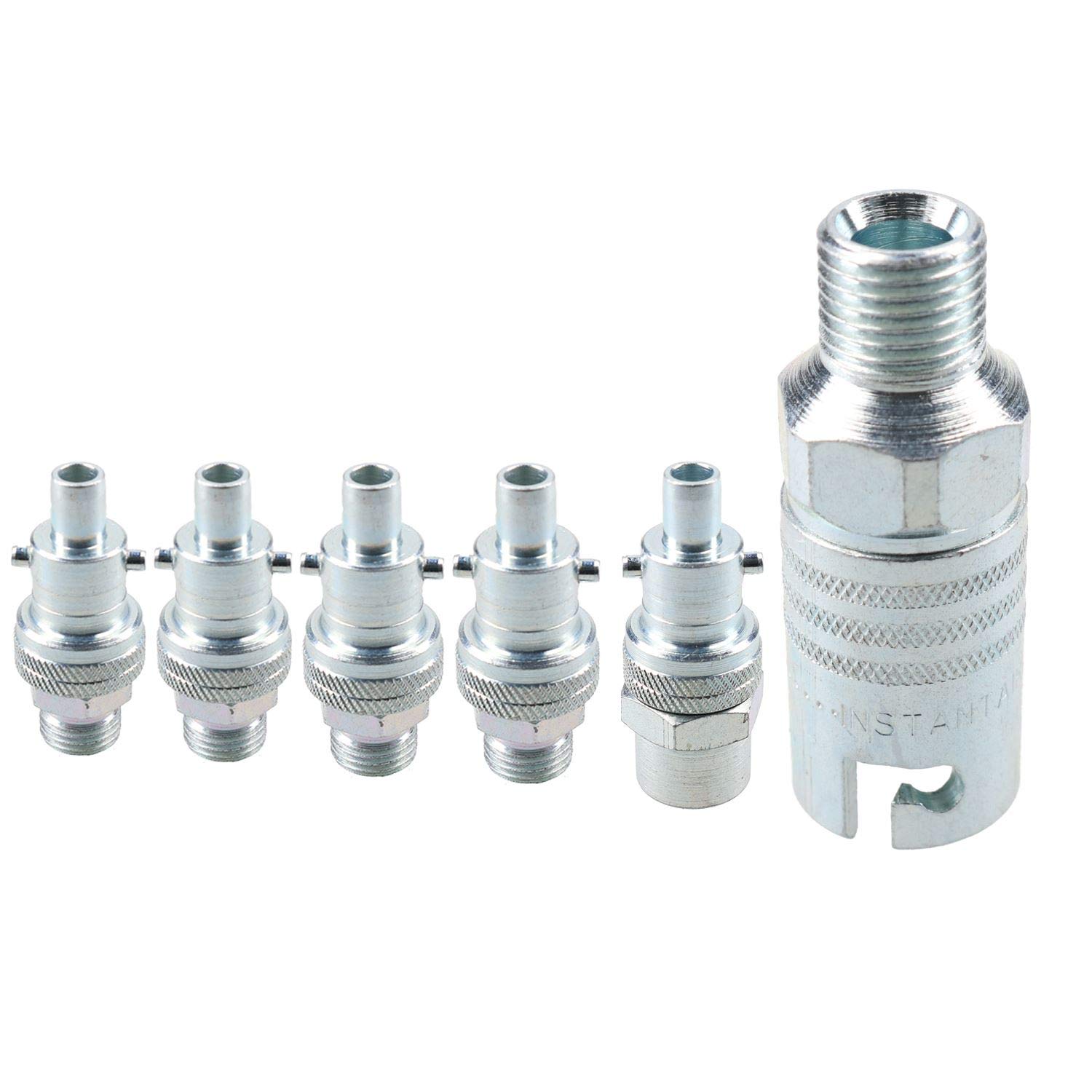 Air PCL 1/4" BSP male raccord Thread & corps pivotant raccords male