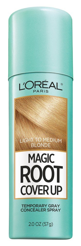 L'Oreal Paris Root Cover Up Temporary Gray Concealer Spray, Light to Medium Blonde 2 oz (Pack of 6)