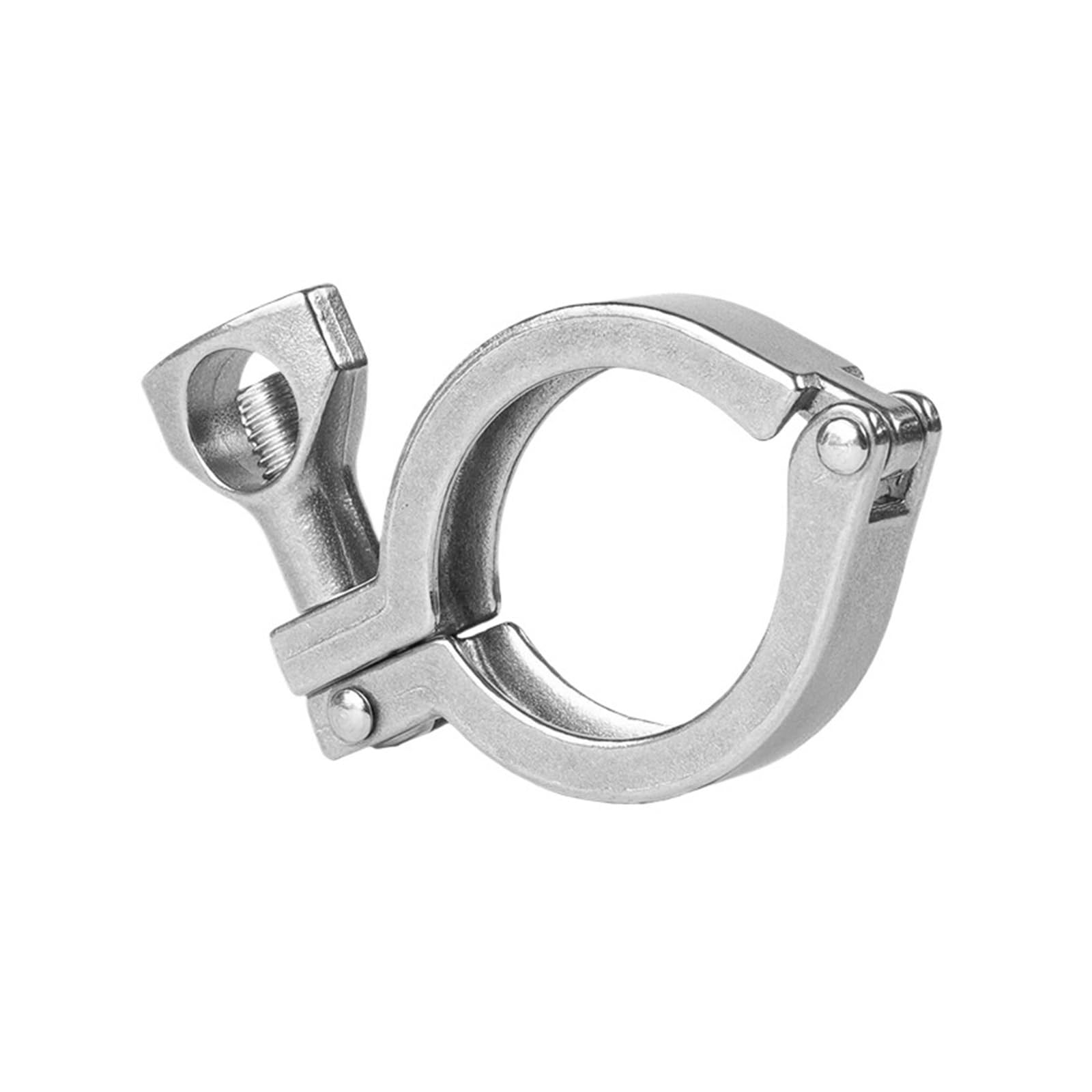 AARTERZZA 1" Tri Clamp 304 Stainless Steel Pipe Fitting Tri-Clover Adapter Homebrew Beer
