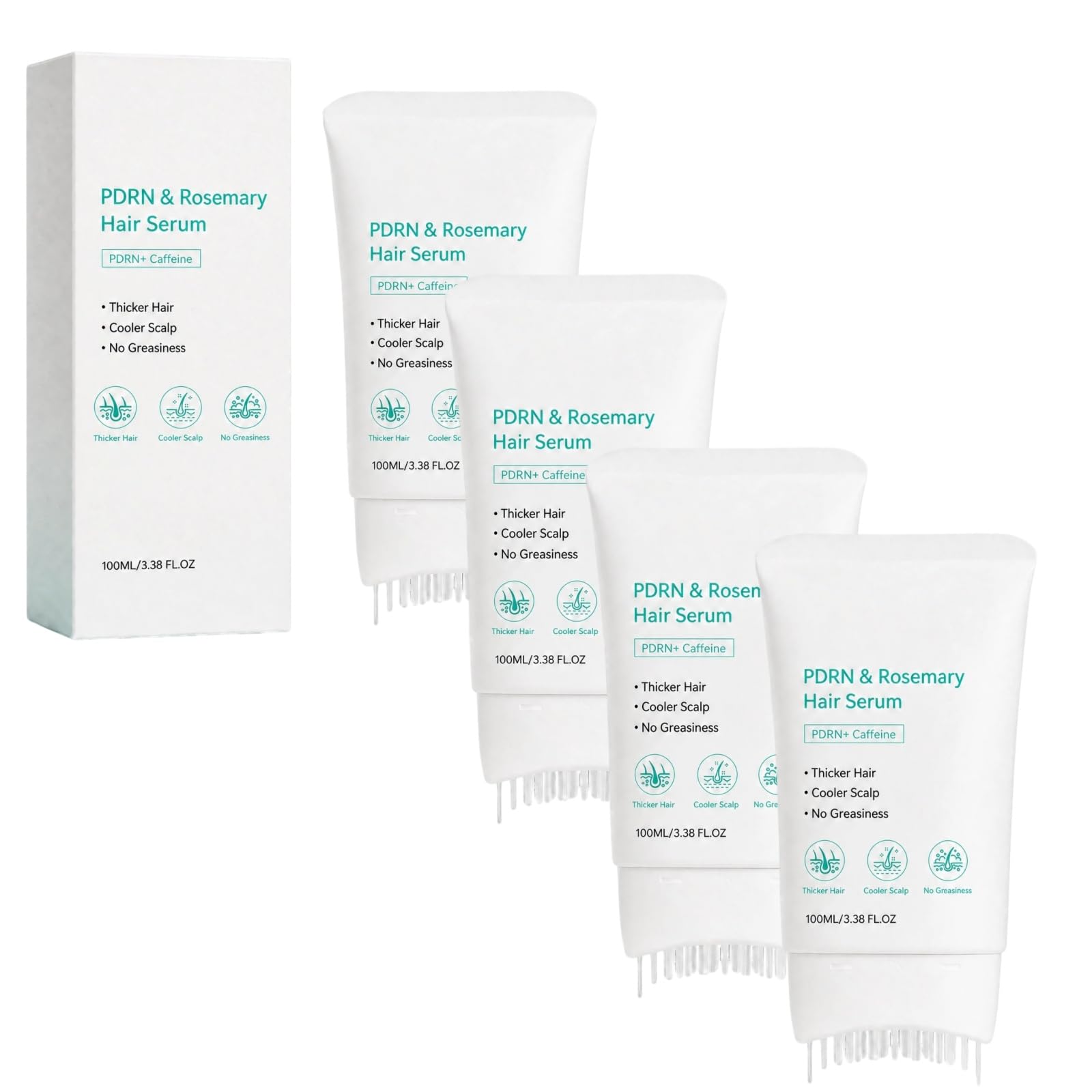 Haarserum, Haarserum mit integrierter Applikatorbürste