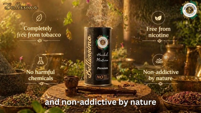 Bellissimo Herbal Cigarette, Tobacco & Nicotine free Herbal Filter Dhoompan, Honey Clove Flavor, Rolled in Tendu Leaves, Helps Quit Smoking, Non-Addictive Smoke Sticks, 1 Pack, 20 Cigarettes : Health & Household