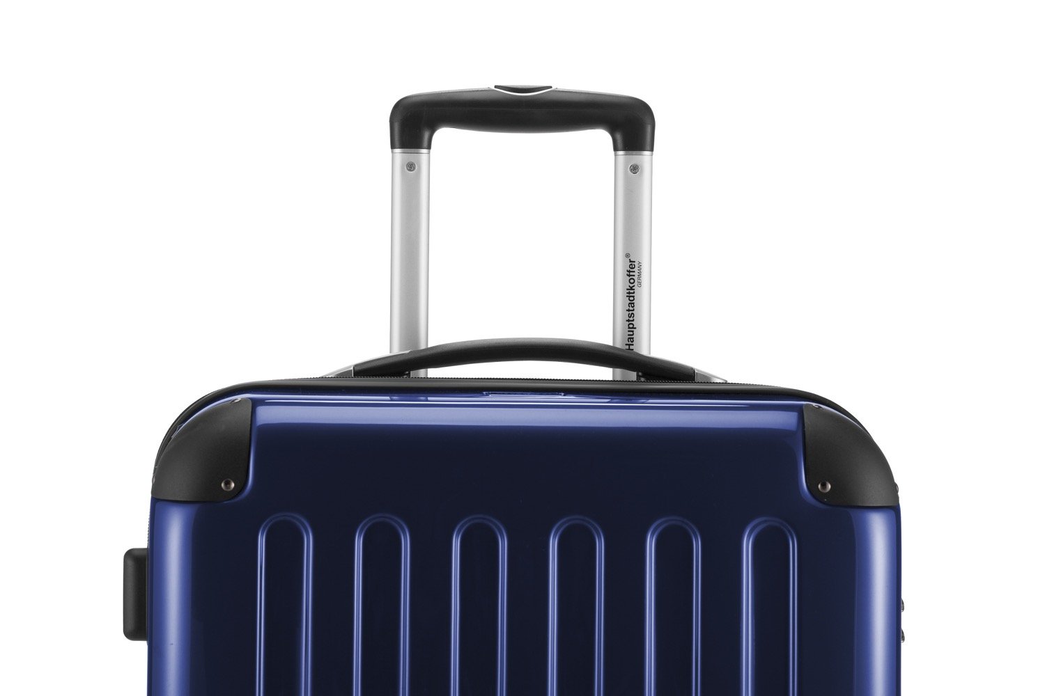 Hauptstadtkoffer Alex Valise Rigide Extensible 75 cm (119 L) avec Serrure à Combinaison, Trolley de Voyage Robuste à 4 Doubles Roues, Bleu foncé
