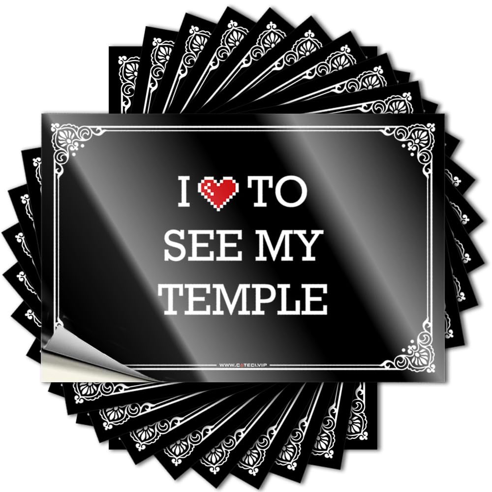 Decals Indie Room Decor Waterproof Vinyl Sticker | I Love to See My Temple Fire Helmet for Texas DIY Projects(12X18CM)