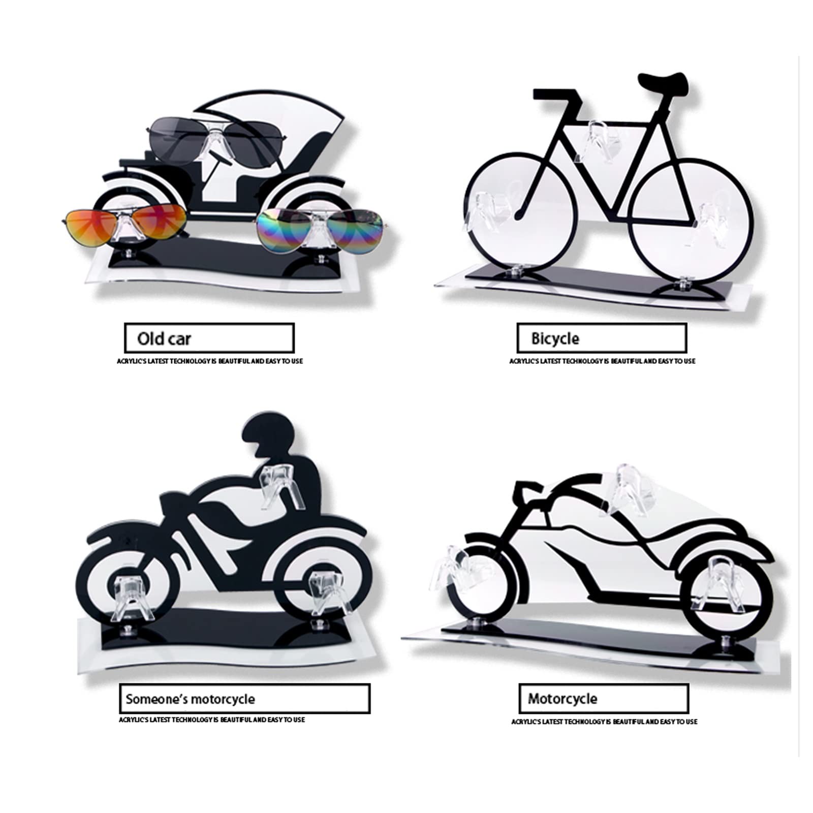 Espositore per Occhiali da Sole Occhiali da vista Occhiali da sole Occhiali da sole Glasses Occhiali da lettura Occhiali da lettura Display Stand Puntelli Desktop Decoration Per Esposizione Commercial