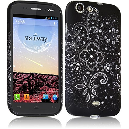 KARYLAX Seluxion - Coque Semi Rigide pour Wiko Stairway avec Motif KJ24 + Film de Protection