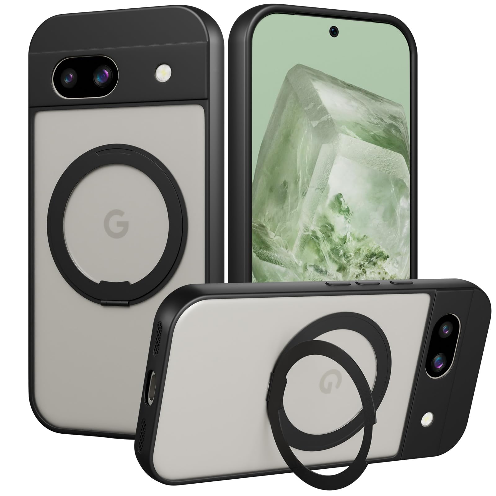 Amazon.co.jp: Google Pixel 8a ケース MagSafe対応 【360°回転