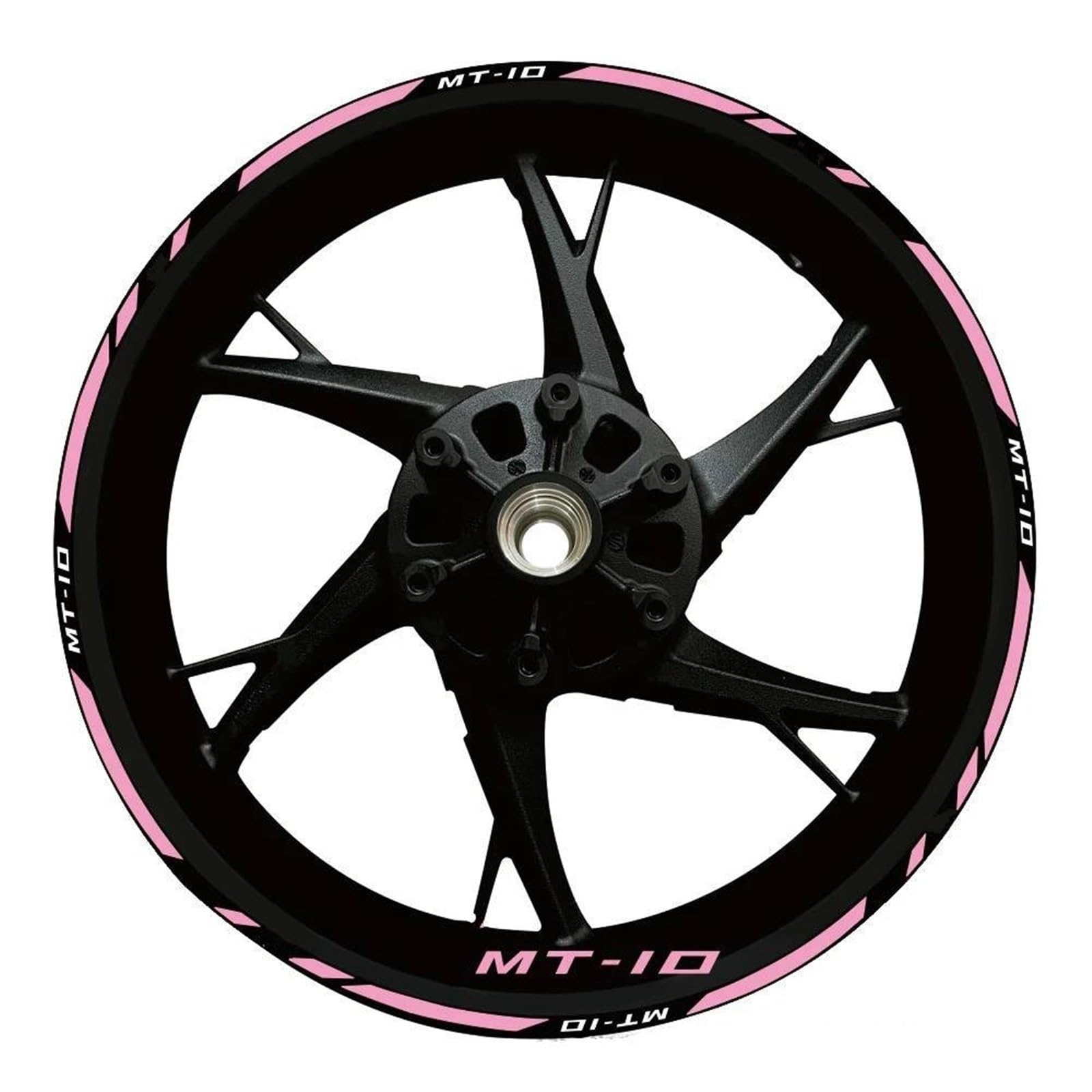 Stickers Motorcycle Wheel Stickers Night Reflective Decorative Rim for Yamaha MT10 MT-10(Style 19)